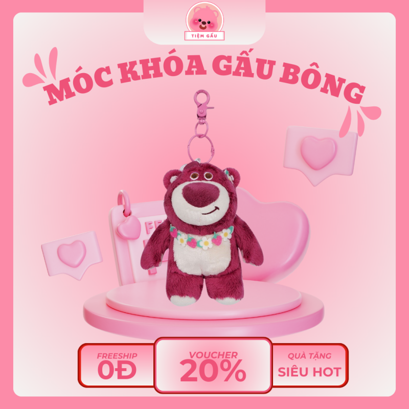 móc khóa gấu bông