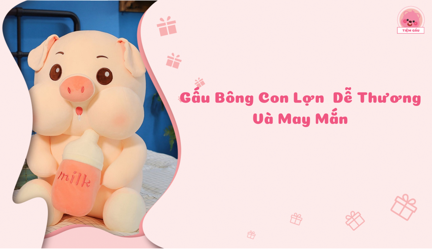 Gấu bông con lợn