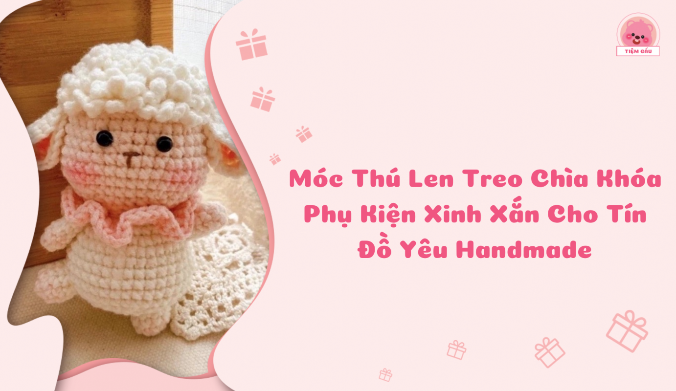 Ảnh đại diện móc thú len treo chìa khóa