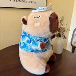 Gấu bông capybara tắm biển