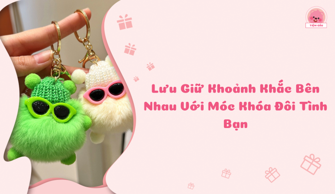 Móc khoá đôi tình bạn